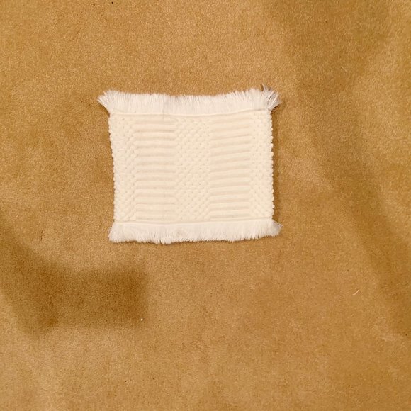 Cozy White Circle Scarf - Picture 3 of 3